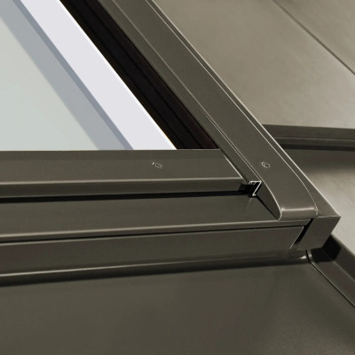 PTP-V U41 GBMX - okno plastikowe z pakietem 3-szybowym RAL 7022