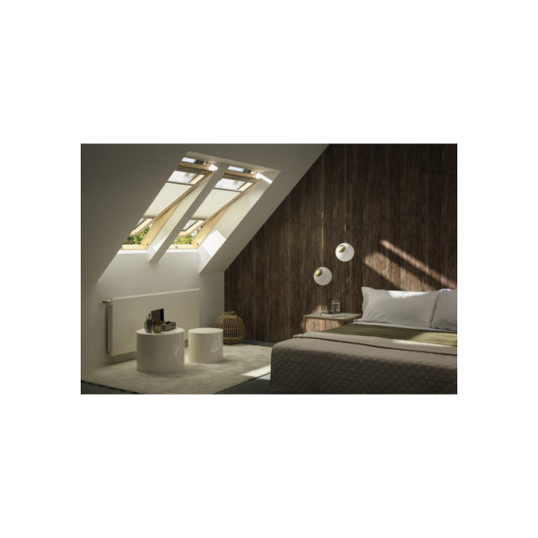 Okno Velux GLL 1061 78x140 górne otwieranie + kołnierz EDW 0000 78x140